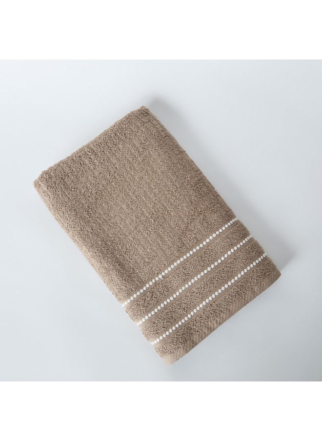 Home Box Atlanta Textured Cotton Bath Towel 68 x 136 cm  - Image 5