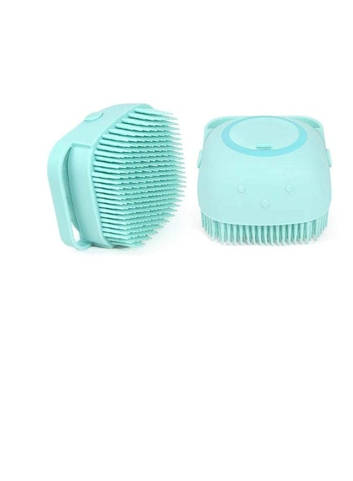 Silicone Soap Dispensing Skin Cleaning Brush - Deep Cleansing, Gentle Exfoliation  - Image 1