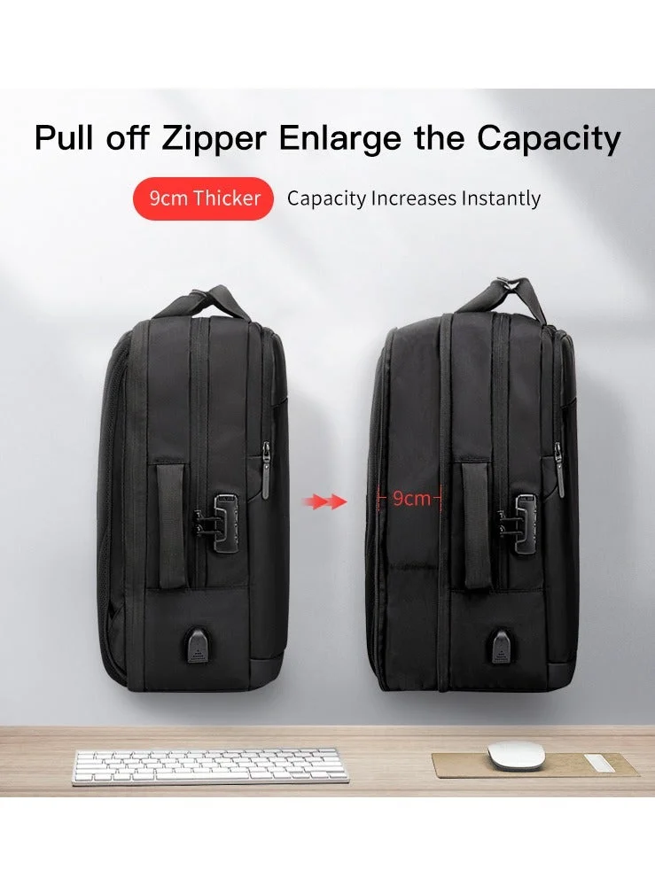 Arctic Hunter  Casual Lightweight School Laptop Bag Water Resistant College Travel Backpack for Men and Women GB00397 Black  | Best Price UAE