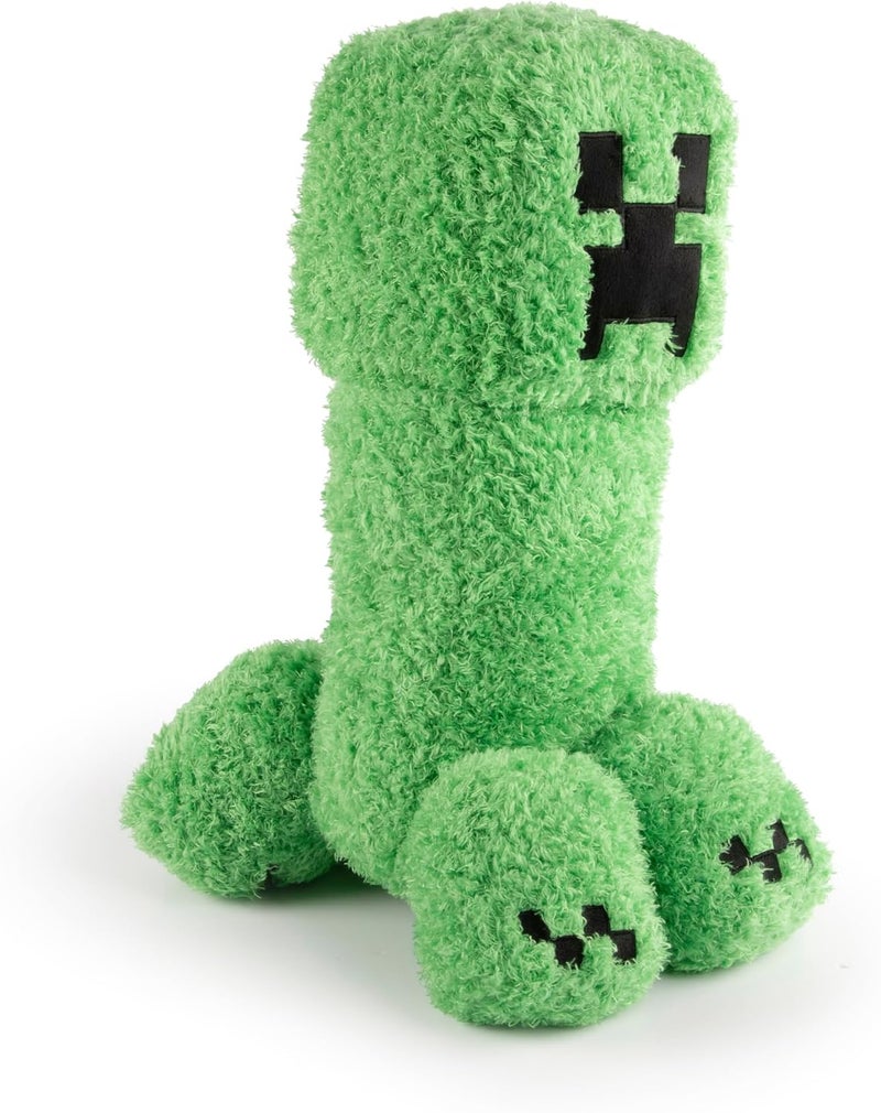 Jay Franco Minecraft Plush Pillow Buddy - Soft Plushie Stuffed Pillow, 19 Inches, Green - Creeper 03 - Image 1