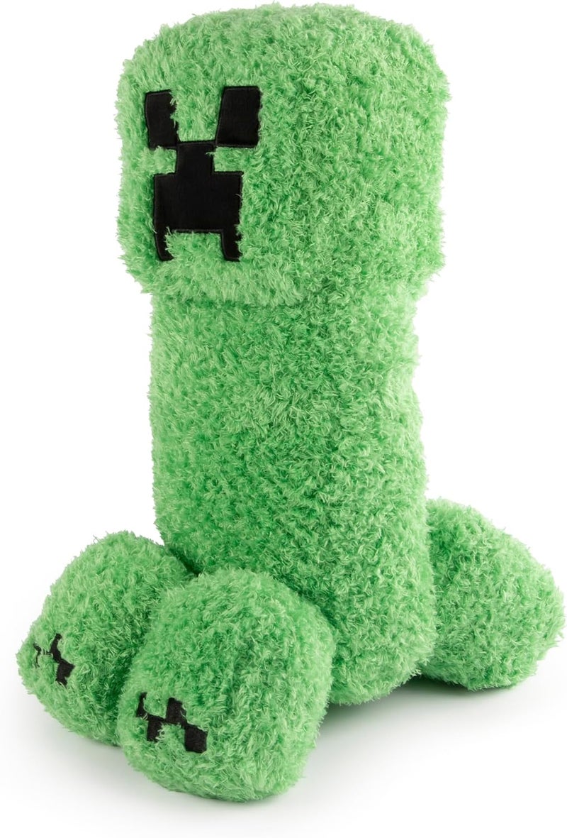 Jay Franco Minecraft Plush Pillow Buddy - Soft Plushie Stuffed Pillow, 19 Inches, Green - Creeper 03 - Image 2
