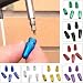 PurYupearl Purple Bike for Bicycle Fixie Compatible for MTB Presta Wheel Rim Tyre Stem Air Valve Caps Dust Cover ToolPerfect Bike Accessories Valve Caps Tires and Tubes - Image 3