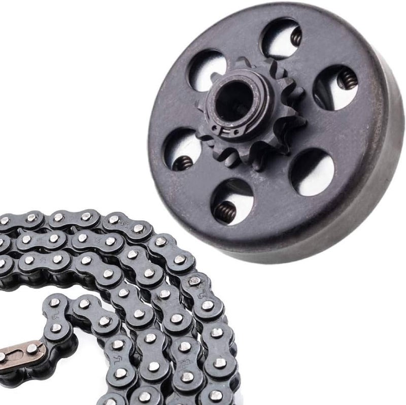 MOOSUN Centrifugal Clutch 5/8" Bore Shaft 10 Tooth with #40/41/420 Chain Sprocket for Go-Karts and Mini Bikes - Image 1