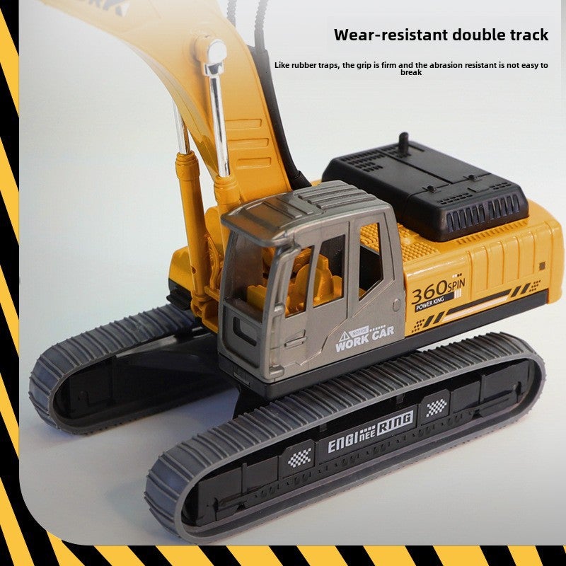 Digger Toy 1:36 Scale Durable Plastic - DIY Customizable Engineering Vehicle Toy for Young Builders & Children’s Play Learning - Image 4