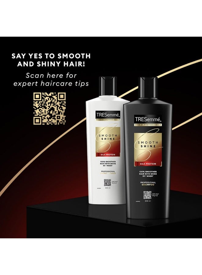TRESemmé Smooth Shine Conditioner 335ml With Vitamin H and Silk Protein | Salon-Smooth Silky Hair| Shiny and Smooth Hair | Intense Hydratio - Image 5