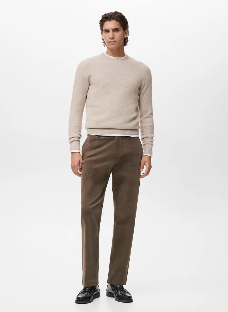 Mango Man  Knitted wool blend sweater for Men | Best Price UAE