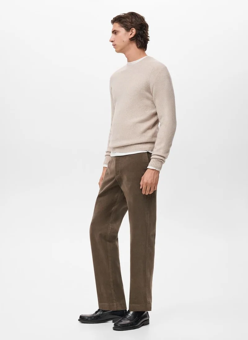 Mango Man  Knitted wool blend sweater for Men | Best Price UAE