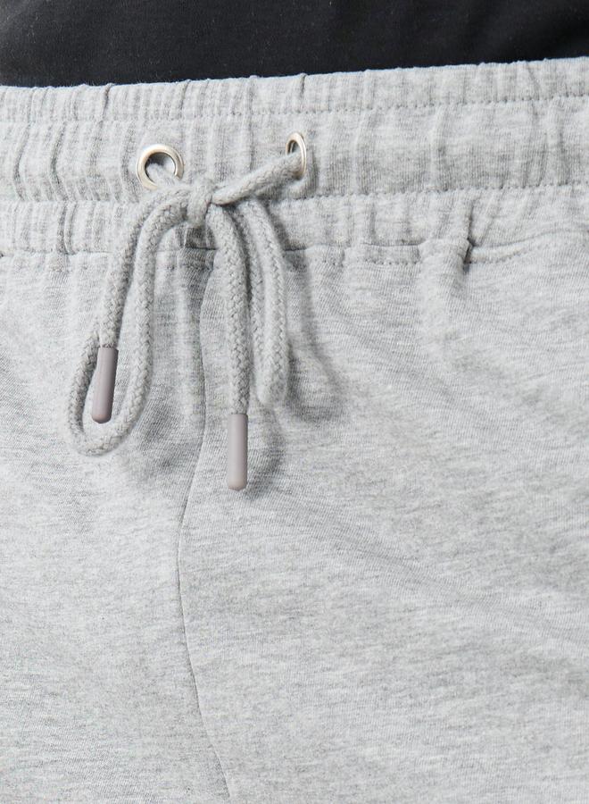 Styli Badge Detail Regular Fit Terry Shorts - Image 3