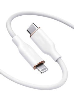 PowerLine III Flow USB-C to Lightning Cable (3ft/0.9m) White