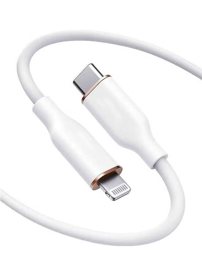 Generic - PowerLine III Flow USB-C to Lightning Cable (3ft/0.9m) White - Image 1