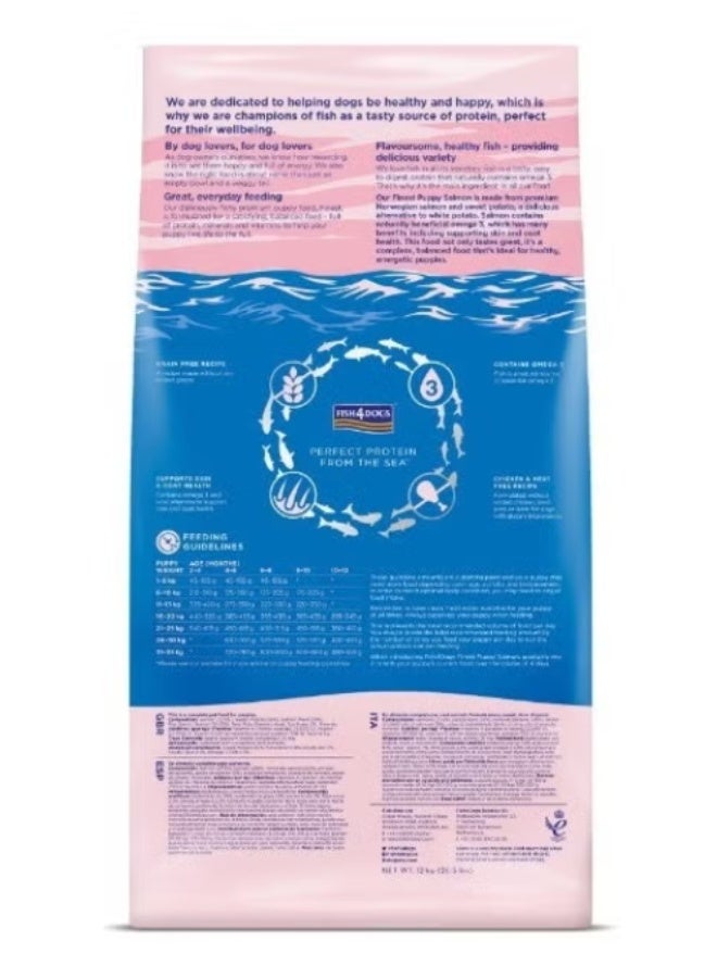 Fish4dogs Puppy Salmon Sweet Potato Small Kibble 1.5kg - Image 2
