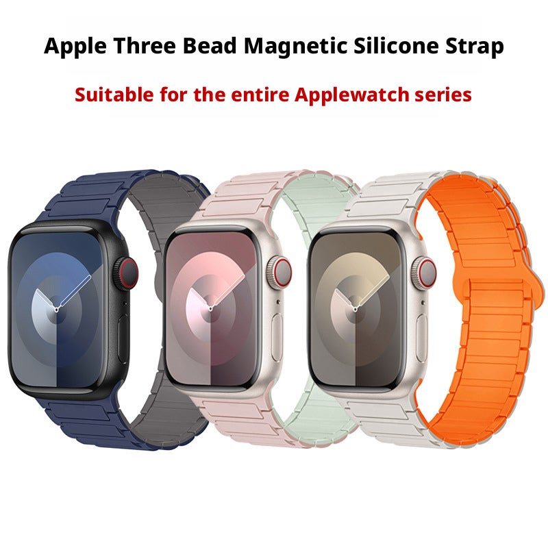 Silicone Magnetic Band for Apple Watch 1-11 - Image 1