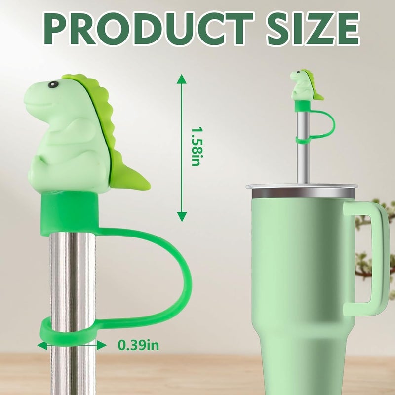 OuMuaMua Straw Cover Advent Calendar 2025  Straw Topper Advent Calendar 24 Days Silicone Straw Caps Lids Protectors 10 mm for 30  40 Oz Cups Tumblers Kids Adults Teens  - Image 5