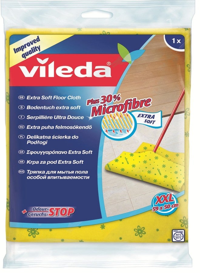 Vileda 141444 Floor Cloth Soft and 30% Microfibre Pack of 1 - Image 1