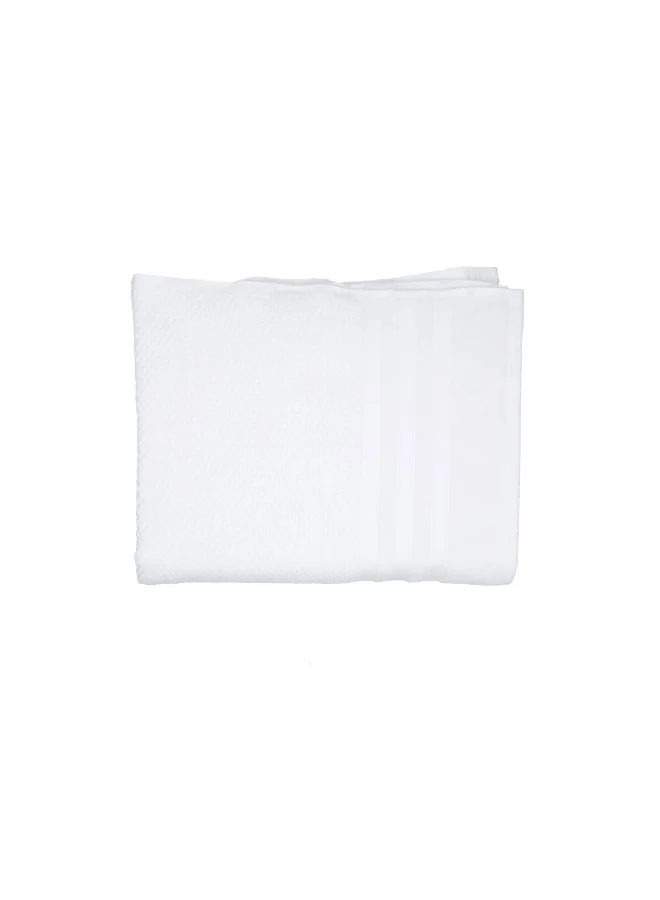 Valentini Highly Absorbent Premium Quality Soft Beach Towel White 100 x 150 cm