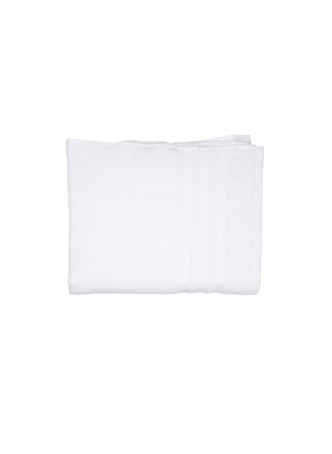 Valentini - Highly Absorbent Premium Quality Soft Beach Towel White 100 x 150 cm - Image 1