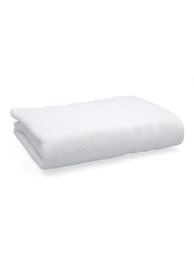 Valentini Highly Absorbent Premium Quality Soft Beach Towel White 100 x 150 cm