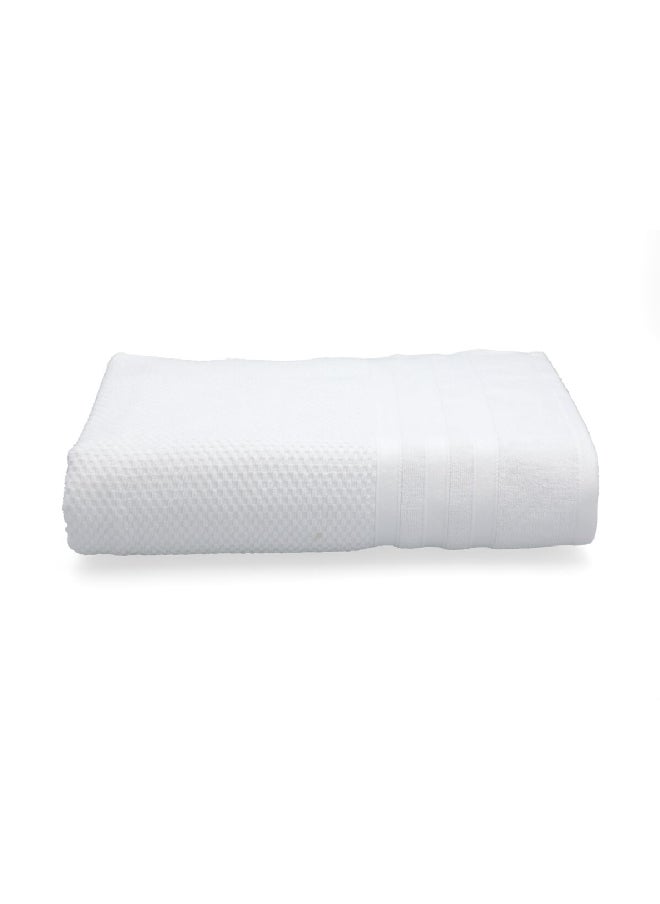 Valentini - Highly Absorbent Premium Quality Soft Beach Towel White 100 x 150 cm - Image 1