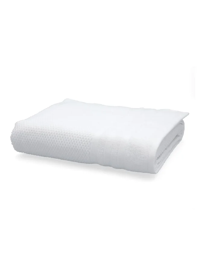 Valentini Highly Absorbent Premium Quality Soft Beach Towel White 100 x 150 cm