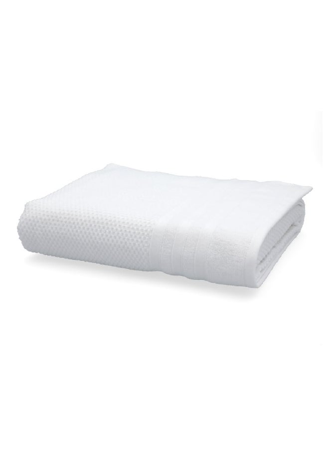 Valentini - Highly Absorbent Premium Quality Soft Beach Towel White 100 x 150 cm - Image 1