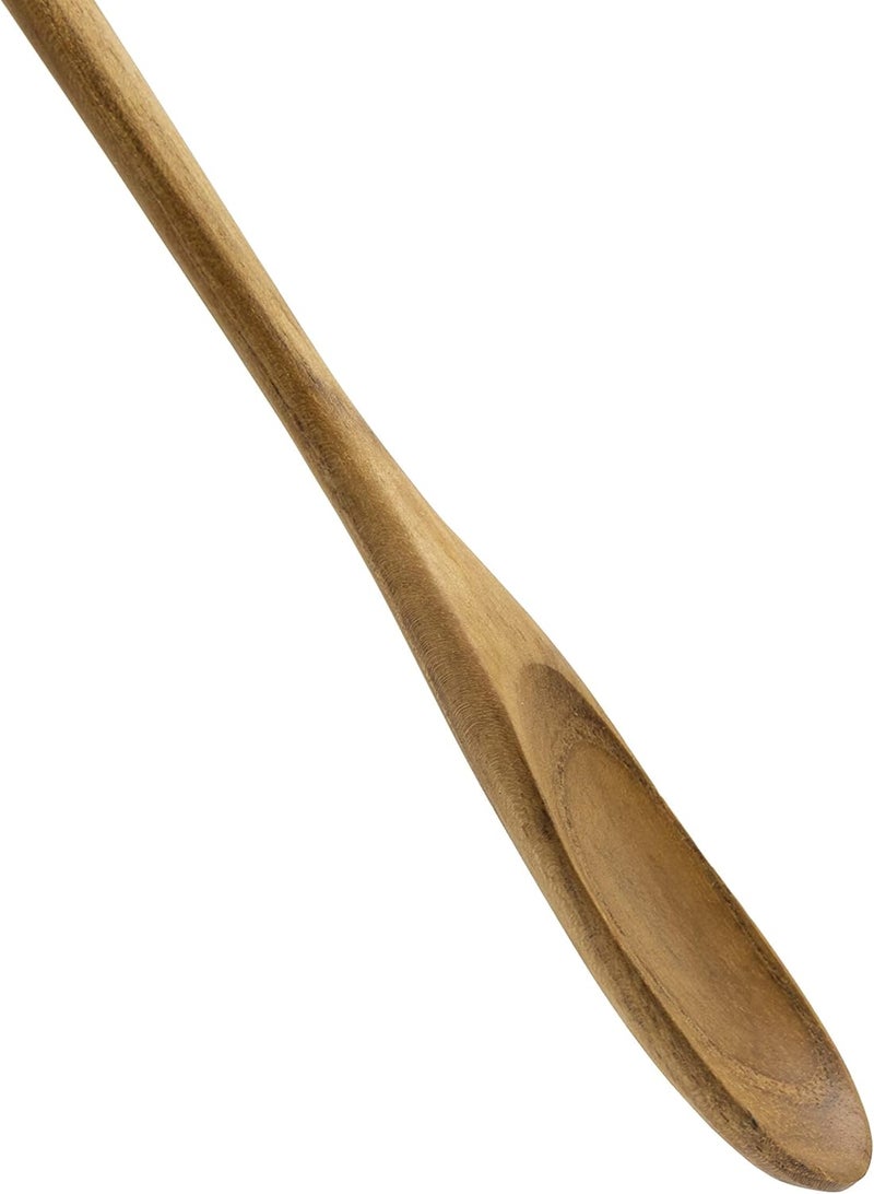 FAAY - 4 Pcs 9.5” Long Teak Spoon, Chef Testing Spoons, Handcrafted Cocktail Stirring, Tea, Drip/French Press Coffee, Milkshake, Cold Drink, Mixing Spoons - Image 2