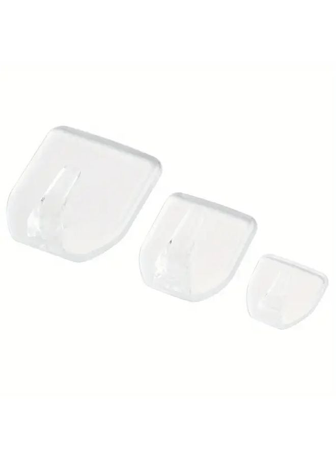 3pcs Strong Glue Trackless Hangers Wall Hooks for Kitchen and Door - Image 4