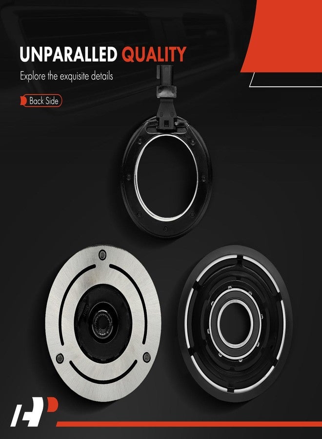 A-Premium Air Conditioner AC Compressor Clutch Kit Compatible with Ford Mustang 2007-2009, E-150 2007-2014, E-250 2007-2014, E-350 Super Duty 2007-2019, E-450 Super Duty 2007-2019, 4.6L 5.4L 6.2L 6.8L - Image 5