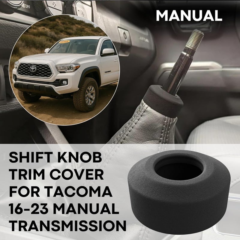 Dubbs Hardware Tacoma Shift Knob Trim Cover for Manual 2016+ Tacoma - Image 3