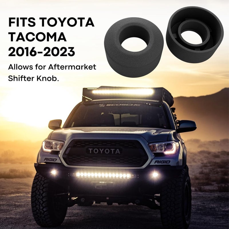 Dubbs Hardware Tacoma Shift Knob Trim Cover for Manual 2016+ Tacoma - Image 4