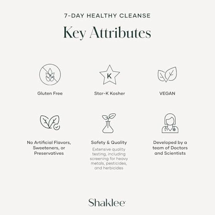 Shaklee - 7-Day Healthy Cleanse: Complete System Reset, and Energy Boost - With Probiotics, Liver Support, and Herbal Cleanse - Step-by-Step Guide - 7 Daily Morning & Night Packets - Image 4