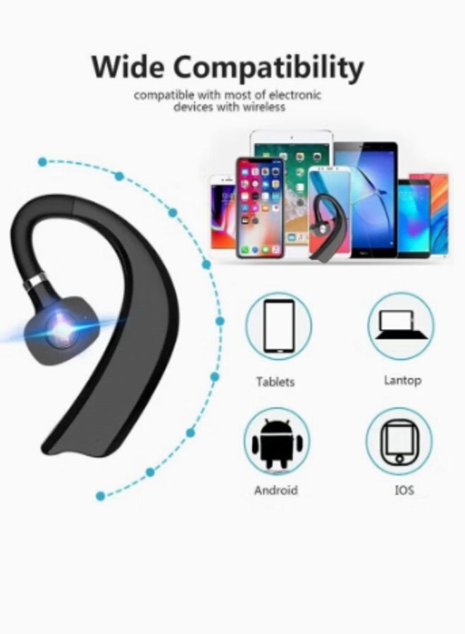 PROMASS Original Stereo Wireless Headset is Compatible With iPhone Samsung Huawei Nokia and all Devices That Use the Bluetooth system Black Color - Image 3
