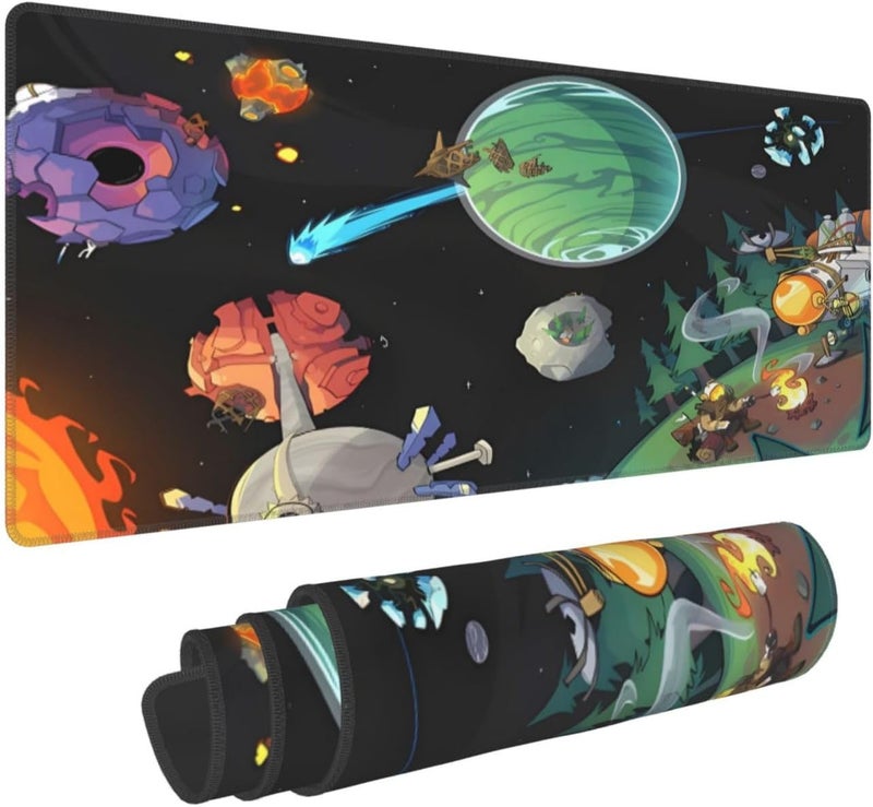 Keebik Gaming Mouse Pad, Outer Wilds Mouse Pad 11.8x23.6 Inch Large Extended Computer Mouse Mat Keyboard Full Desk Mousepad for Gaming, Office, Home - Image 1