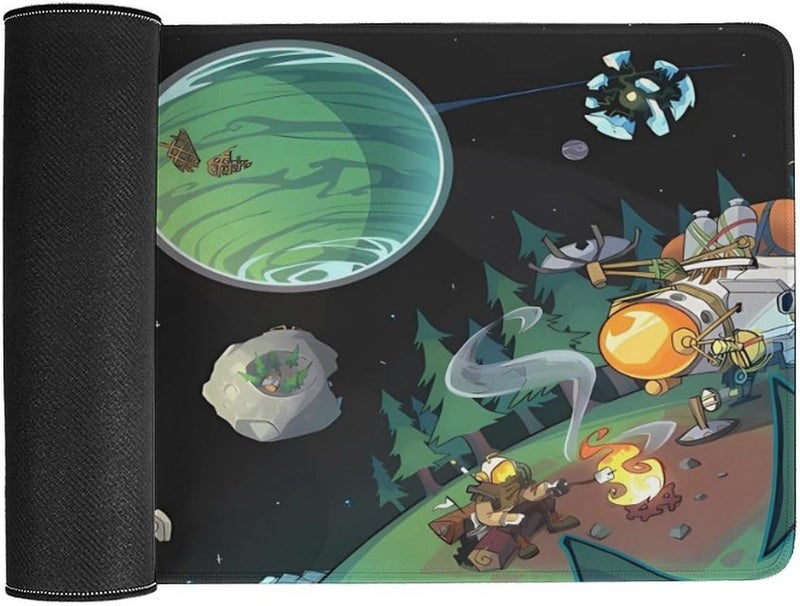 Keebik Gaming Mouse Pad, Outer Wilds Mouse Pad 11.8x23.6 Inch Large Extended Computer Mouse Mat Keyboard Full Desk Mousepad for Gaming, Office, Home - Image 3