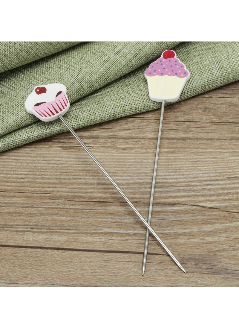 Oasisgalore - 3 PCS Stainless Steel Cake Tester Set - Cake Probes & Skewers for Muffins, Cupcakes & Breads - Image 1