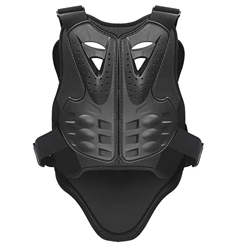 Pellor Motorcycle Armor Vest Chest Back, Motorcycle Vests for Men, Motocross Body Guard Vest Cycling Protector Vest Skiing Riding Skating Anti-Fall Vest Protective Gear(M) - Image 1