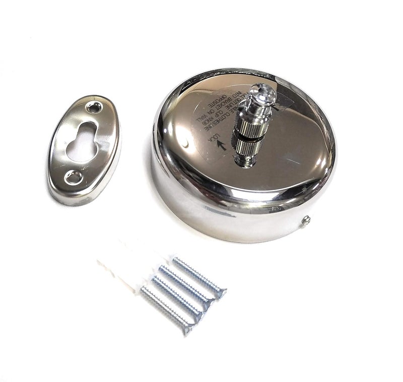 FAPBADRI FAPBADRI Retractable and Lockable Cloth Line Screws WallPlugs Included 1  - Image 1