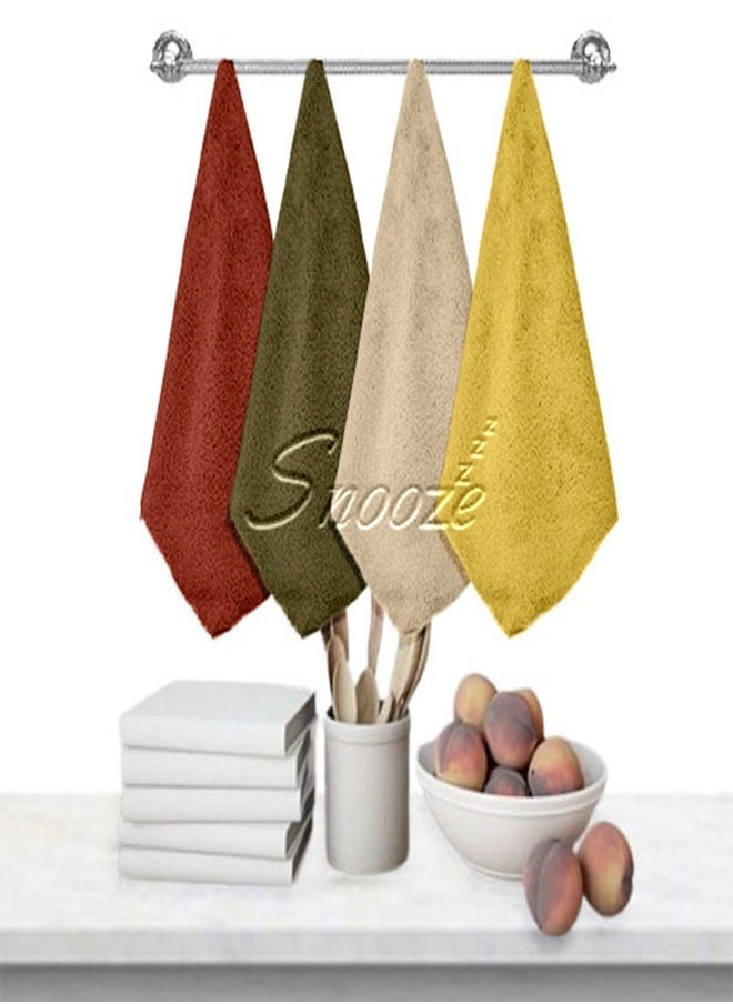سنوز طقم فوط مطبخ فرو 4 قطع 20*30 سم  - Image 1