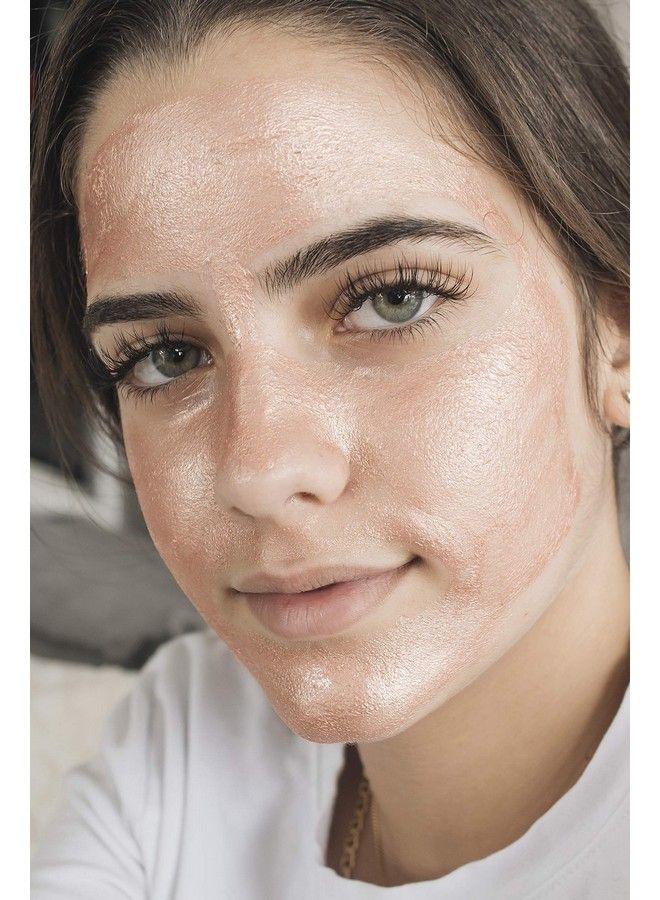 masque Bar قناع تقشير الوجه برقائق الذهب الوردي (70 مل/أنبوب) علاج العناية بالبشرة الكورية للجمال، يزيل السموم من المسام ويحسن البشرة ويجعل البشرة تبدو أكثر توهجًا وإشراقًا - Image 4
