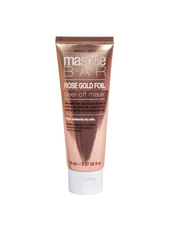masque Bar قناع تقشير الوجه برقائق الذهب الوردي (70 مل/أنبوب) علاج العناية بالبشرة الكورية للجمال، يزيل السموم من المسام ويحسن البشرة ويجعل البشرة تبدو أكثر توهجًا وإشراقًا - Image 3