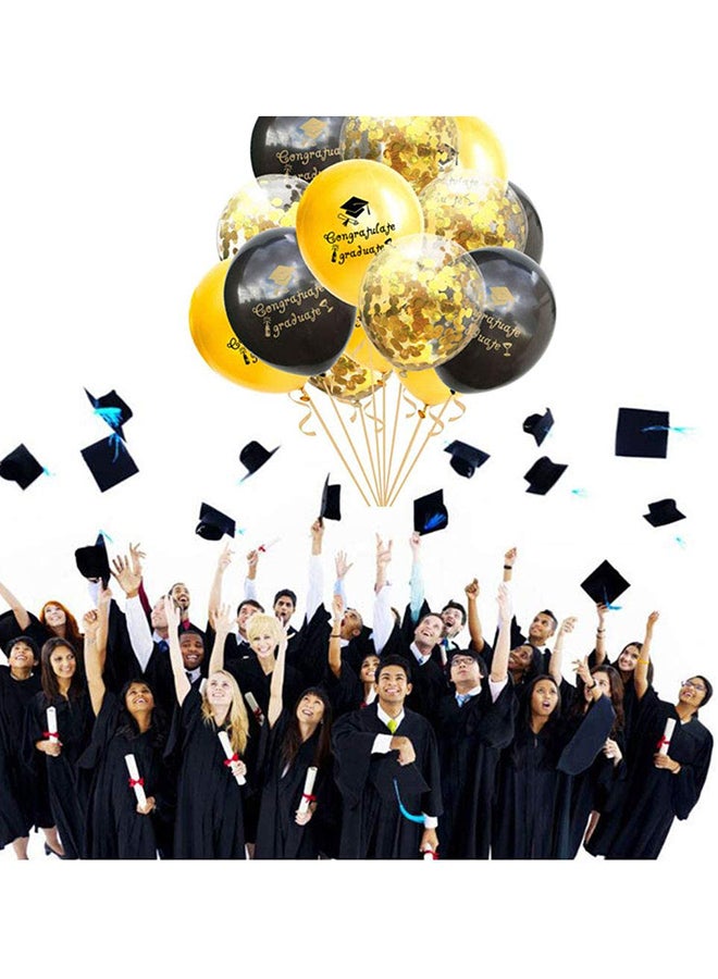 Sharpdo 50-Piece Graduate Party Decoration Balloon Set 12inch - Image 2