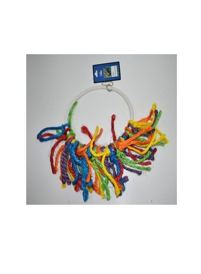 Natural And Clean Hanging Bird Toy 28x20Cm