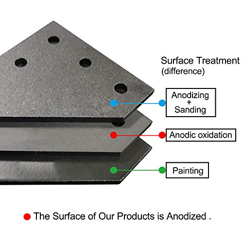 BLCCLOY 4Sets 20x20 Series L Shape Joint Bracket with Screws and Nuts Interior Corner Connector for 2020 Aluminum Extrusion Profile 3D Printer Frame - Image 5