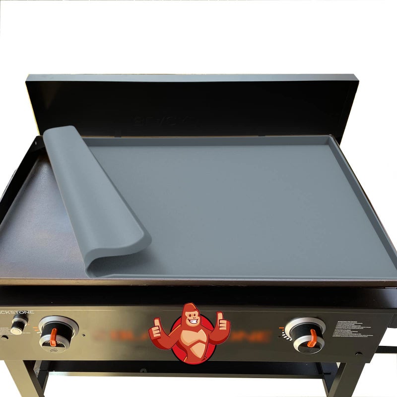 EddHomes Blackstone 28 Silicone Protective Mat Cover Heavy DutyNon StickReusable Foodgrade Griddle Mat Protects from Dirt  Rust 