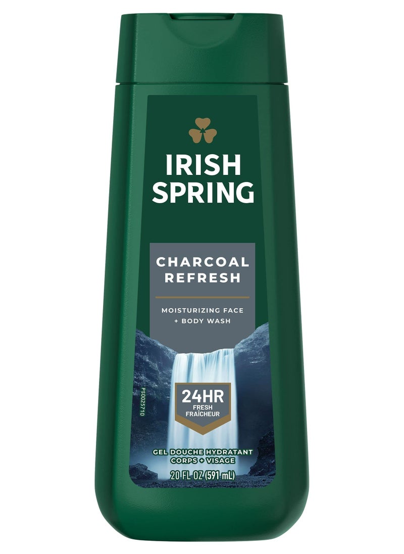 Irish Spring Charcoal Refresh Body Wash 591 ML 
