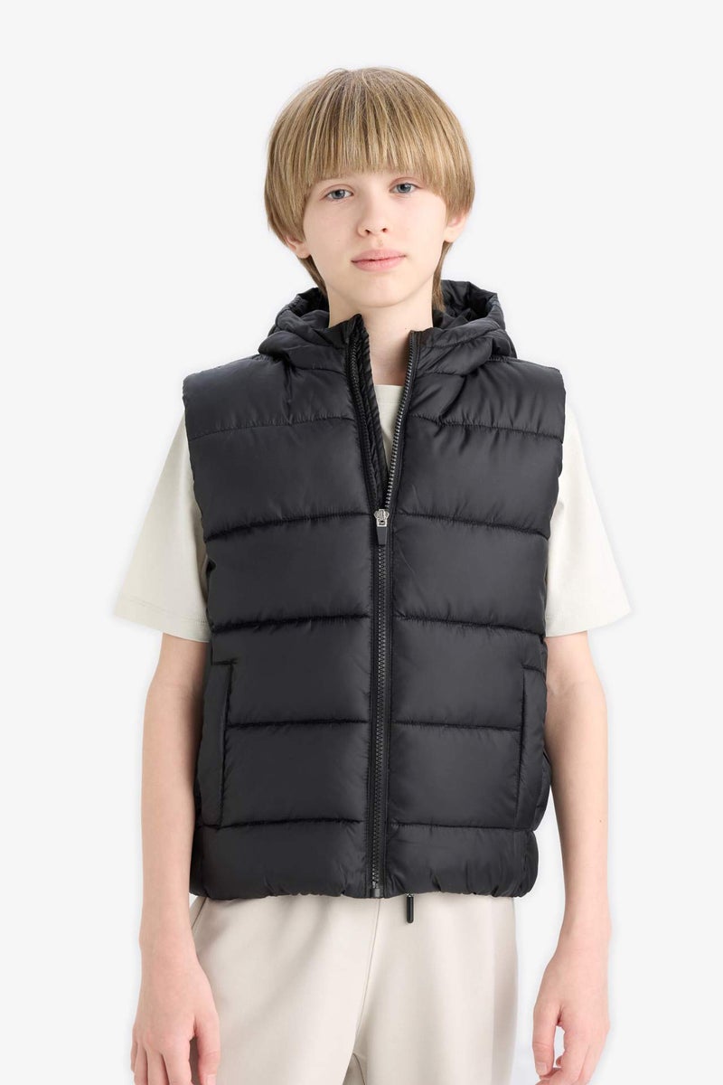 DeFacto Boy Waterproof Hooded Vest - Image 4