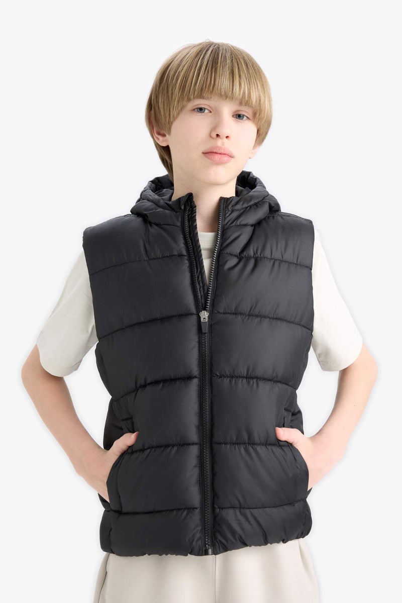 DeFacto Boy Waterproof Hooded Vest - Image 3