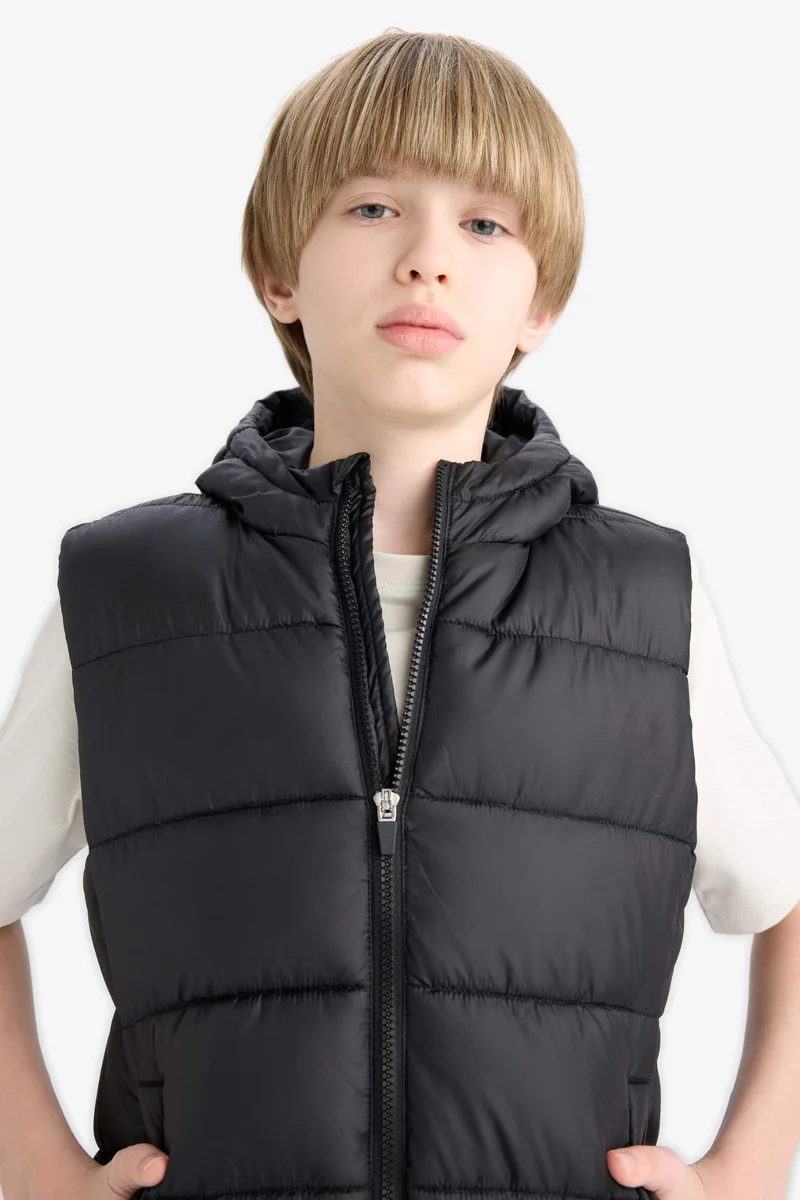 ديفاكتو Boy Waterproof Hooded Vest