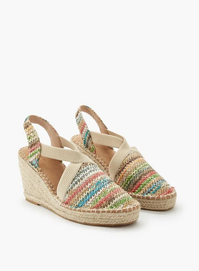 Peppermint MULTICOLOUR Women Wedge Heel Espadrilles for Women | Best Price UAE
