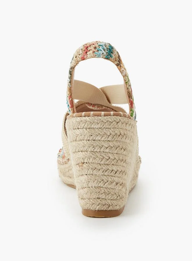 Peppermint MULTICOLOUR Women Wedge Heel Espadrilles for Women | Best Price UAE