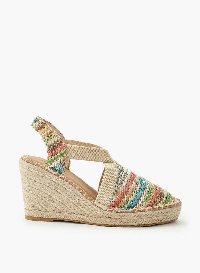 Peppermint MULTICOLOUR Women Wedge Heel Espadrilles for Women | Best Price UAE